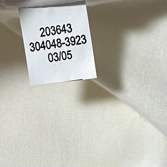 GAP Y2K Lace Trim Cotton Babydoll Tank Top Size L Romantic Angelcore - Picture 7 of 7